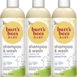 Burt's Bees Baby Shampoo and Wash 3-Pack, 2 Original and 1 Calming with Lavender, 12 Fl Oz Each